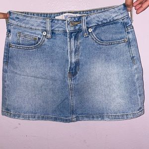 Brandy Melville denim mini skirt